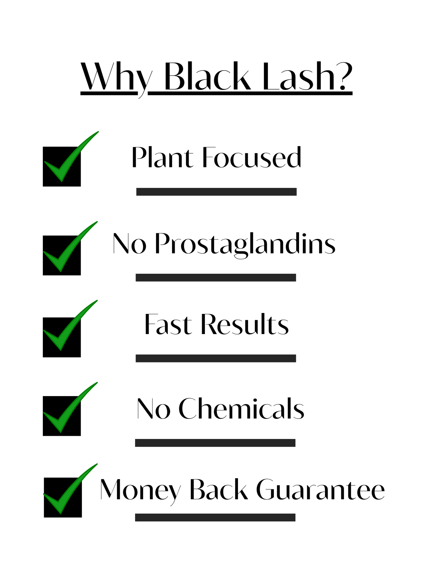Black Lash Natural Eyelash Serum
